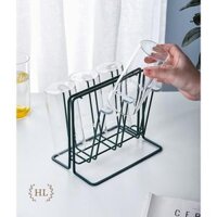BỘ BÌNH 6 CỐC THUỶ TINH ÁNH TRAI CHỊU NHIỆT BOROSILICATE  BỘ CỐC BÌNH THUỶ TINH 7 MÀU PHA LÊ ĐẠI DƯƠNG - Úp Cốc Xanh