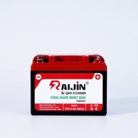Bộ bình acquy xe máy lithium RAIJIN EXPERT SIZE S M L công nghệ Nhật Bản điện áp 12v 4Ah – 6Ah -7Ah