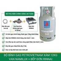 Bộ Bình Bếp Gas: Van Namilux + Bếp Đơn Rinnai