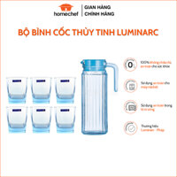 Bộ bình cốc thủy tinh thấp Luminarc J1582-300ml + L0531- 1,1L