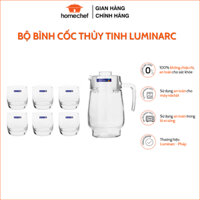 Bộ bình cốc thủy tinh thấp Luminarc G2574-310ml + G2674-1,6L