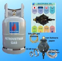 Bộ bình gas 12kg van gas katsura