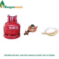 Bộ Bình Gas 6kg + Van + Dây