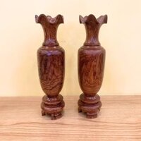 Bộ bình gỗ cẩm lai cao 40cm