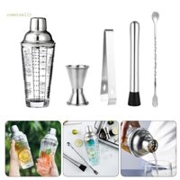 Bộ bình lắc cocktail thủy tinh đa năng comereally Bộ cốc trộn 400ml cho bữa tiệc tại nhà