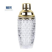 Bộ bình lắc Cocktail thủy tinh 13Oz - Bình lắc thủy tinh cho Cocktail, Bình lắc uống Cocktail và Cocktail Bình lắc vàng Dễ sử dụng