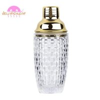 Bộ bình lắc Cocktail thủy tinh 13Oz - Bình lắc thủy tinh cho Cocktail, Bình lắc uống Cocktail và Cocktail Bình lắc vàng Dễ sử dụng