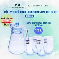 Bộ bình ly thuỷ tinh 5 món LUMINARC ARC ICE BLUE L0535 bền đẹp an toàn cho sức khoẻ