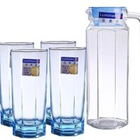 BỘ BÌNH LY THỦY TINH LUMINARC OCTIME 5 MÓN ( j5242  )