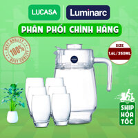 Bộ Bình Ly Thủy Tinh Luminarc Tivoli Salto 7 Món 1.6L/350ml - 7L2674L2560 | Phân Phối Chính Hãng