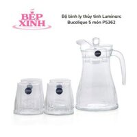 Bộ bình ly thủy tinh Luminarc Bucolique 5 món P5362 - Bếp Xinh