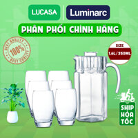 Bộ Bình Ly Thủy Tinh Luminarc Octime Salto 7 Món 1.6L/350ml - 7L2665L2560 | Phân Phối Chính Hãng