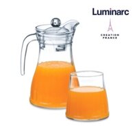 Bộ Bình Ly Thuỷ Tinh Luminarc Bucolique 5 món (Bình 1.3L + 4 ly 330ml)- P5362 - MIQUANO