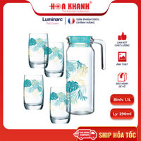 BỘ BÌNH LY THỦY TINH LUMINARC ROTTERDAM HIWAII 5 MÓN - LUHIV4911