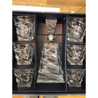 Bộ bình rượu pha lê Bohemia Casablanca-Hàng Séc chính hãng