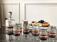 Bộ bình rượu pha lê Bohemia Dover dòng cao cấp nhất, tinh xảo đến từ thương hiệu pha lê số 1 Séc