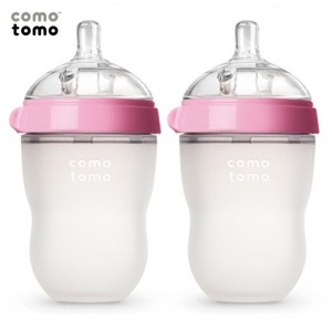 Bộ 2 bình sữa Comotomo siêu mềm cho bé 250ML