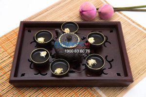Bộ bình trà tử sa bộc đồng Mỹ Nghệ Việt MNV-TS104