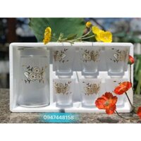 Bộ bình và 6 cốc thuỷ tinh UG3231