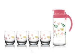 Bộ bình và ly thủy tinh Maison 3GS000005X0160