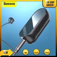 Bộ Bluetooth Receiver Baseus BA02 Wireless Adapter (Audio Bluetooth V5.0 Receiver to Jack 3.5mm, for Earphone / Speaker)