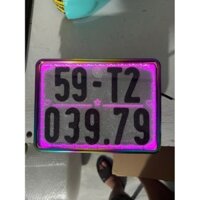 bộ bọc biển số có đèn khung titan cho các dòng xe