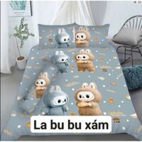Bộ bọc ga giường gối nệm, drap trải giường thun Hàn Quốc mát lạnh cao cấp 4 món