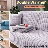 Bộ bọc ghế Sofa Dothnix Flannel, Đệm Sofa sang trọng chống trượt, Vỏ bọc ghế ấm đôi với 5 kích thước & Nhiều màu