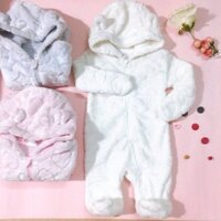 Bộ body bông liền tất cho bé sơ sinh siêu đẹp