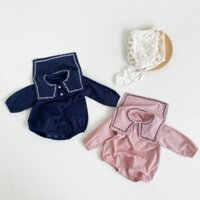 Bộ bodysuit dài tay 2 màu