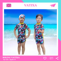 Bộ bơi kèm mủ cho bé trai VATIXA BT01