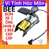 BỘ BƠM ĐẠP CHÂN ĐẦU 2 VAN 2 XI LANH HÀNG BEE LIMITED CHẤT LIỆU HỢP KIM MÀU ĐEN CÓ ĐỒNG HỒ ĐO ÁP SUẤT ĐƠN VỊ PSI, BAR HÓC