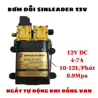 Bộ bơm đôi tăng áp SINLEADER SL-DP16 - 12V.Dùng tưới cây,xịt sâu,tưới lan