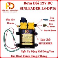 Bộ bơm đôi tăng áp SINLEADER SL-DP16 - 12V.Dùng tưới cây,xịt thuốc,tưới lan.Bảo Hành 6T