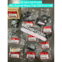 Bộ bơm hơi đầu lòng ống hơi Wave Thái 2004 9 món zin Thái mới 100% / Air box Cylinder Head Honda Wave 2004