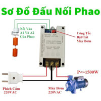 Bộ bơm nước phao an toàn kéo lên bể là điện 5vdc rất an toàn