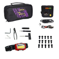 Bộ bơm và vá xe không ruột Stop&go 6001 (V2) bộ bơm vá xe mô tô , xe máy , xe hơi (new 2022), bộ bơm vá xe moto , xe máy