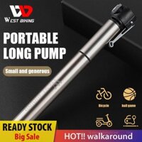 Bộ bơm xe đạp MTB chống nước WEST BIKING 120psi dành cho bóng rổ lốp xe đạp [walkaround.vn]