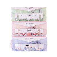 Bộ bốn cây thước kẻ, thước đo độ, eke dành cho học sinh - Thành phố