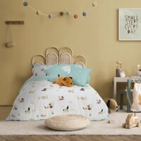 Bộ bốn mùa cún thân thiện Everon CPC 25201: (01 Ga phủ + 01 Chăn bốn mùa 2mx2m2 + 02 Vỏ gối đầu 45x65)