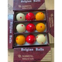 Bộ Bóng Bida 3C Yanmeiyan (bi 3C 3 bóng) KT 61,5mm. Bộ bóng 3C Đài Loan