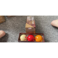 Bộ Bóng Bida Belgian Balls (bi 3C 3 bóng) KT 61,5mm.