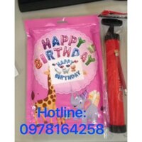 Bộ Bong Bóng Chữ HAPPY BIRTHDAY - tặng bơm