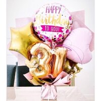Bộ bong bóng Happy Birthday nhiều màu hla43