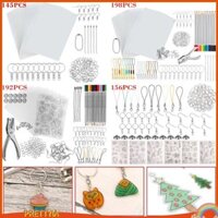 Bộ Bông Tai Nhiệt Sáng Tạo Bao Gồm Dây Xích Phụ Kiện Bút Chì Miếng