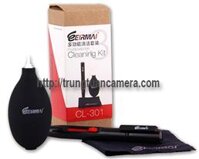 Bộ bóng thổi bụi, bút lau lens, khăn lau Eirmai CL301