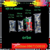 Bó bột thạch cao OBANDA ORBE 7,5x2,7m ,10cmx2,7m,15cmx2,7m , 20cmx2,7m[ túi 6 cuộn]