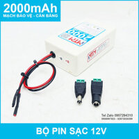 Bộ box pin sạc 12V 2000mAh 10A MTM