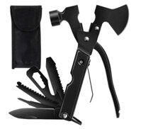 Bộ búa/rìu đa năng - Bộ dụng cụ sinh tồn 17 trong 1 + dao/kìm/tua vít/cưa