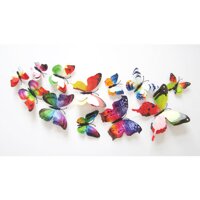 Bộ bướm 12 con 3D bướm cánh hai tầng- Giao mầu ngẫu nhiên